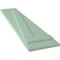 Ekena Millwork True Fit PVC, Two Board Joined Board-n-Batten Shutters w/Z-Bar, Seaglass , 10 3/4W x 36H, PR TFP102BBF11X036SG - alternate 11